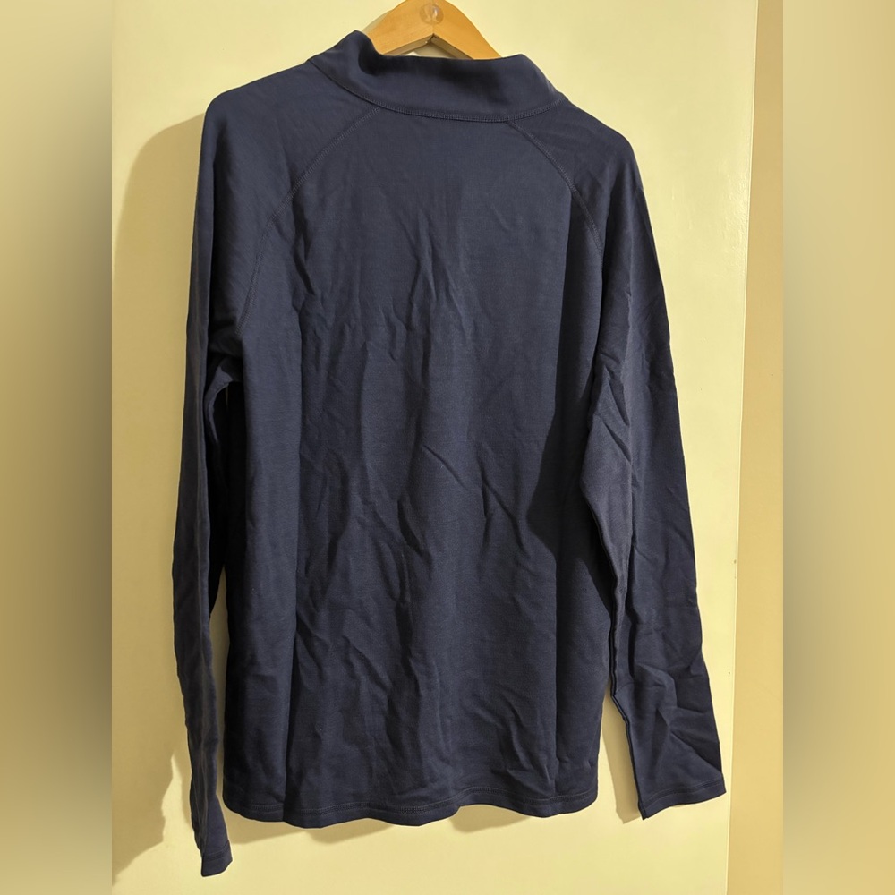 Peter Millar Merino wool Blue zip up sweater,pullover - Picture 6 of 7